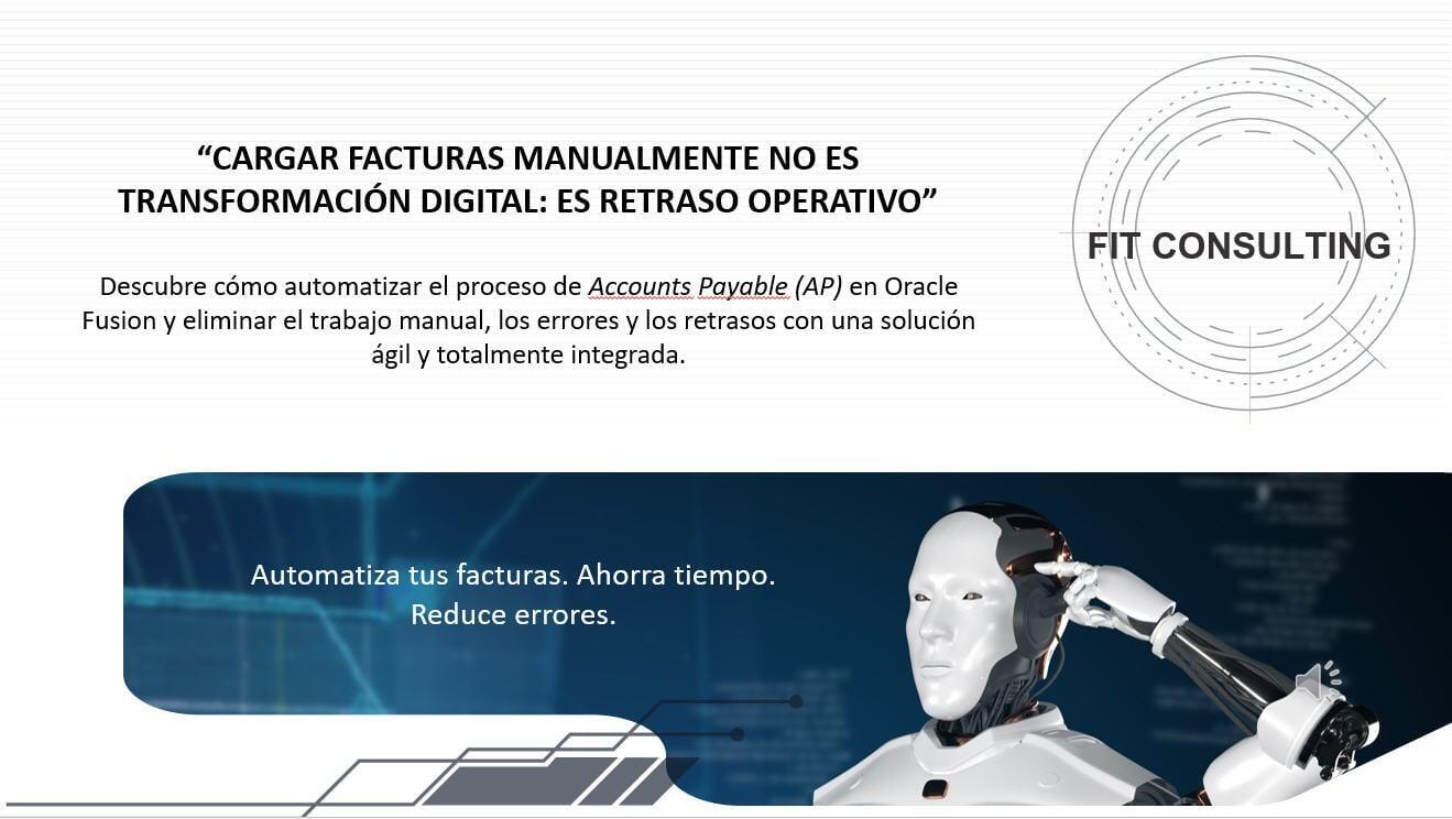 Carga manual de facturas de proveedores (AP)